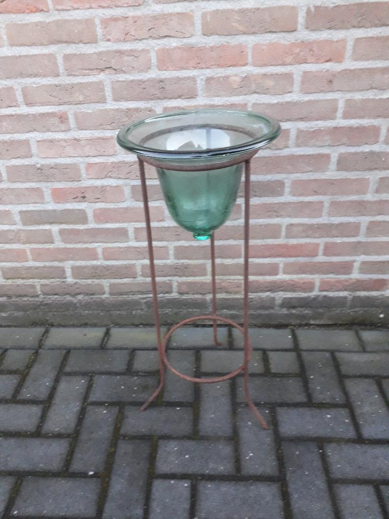 Glazen stolp met staander., Ophalen, Nieuw