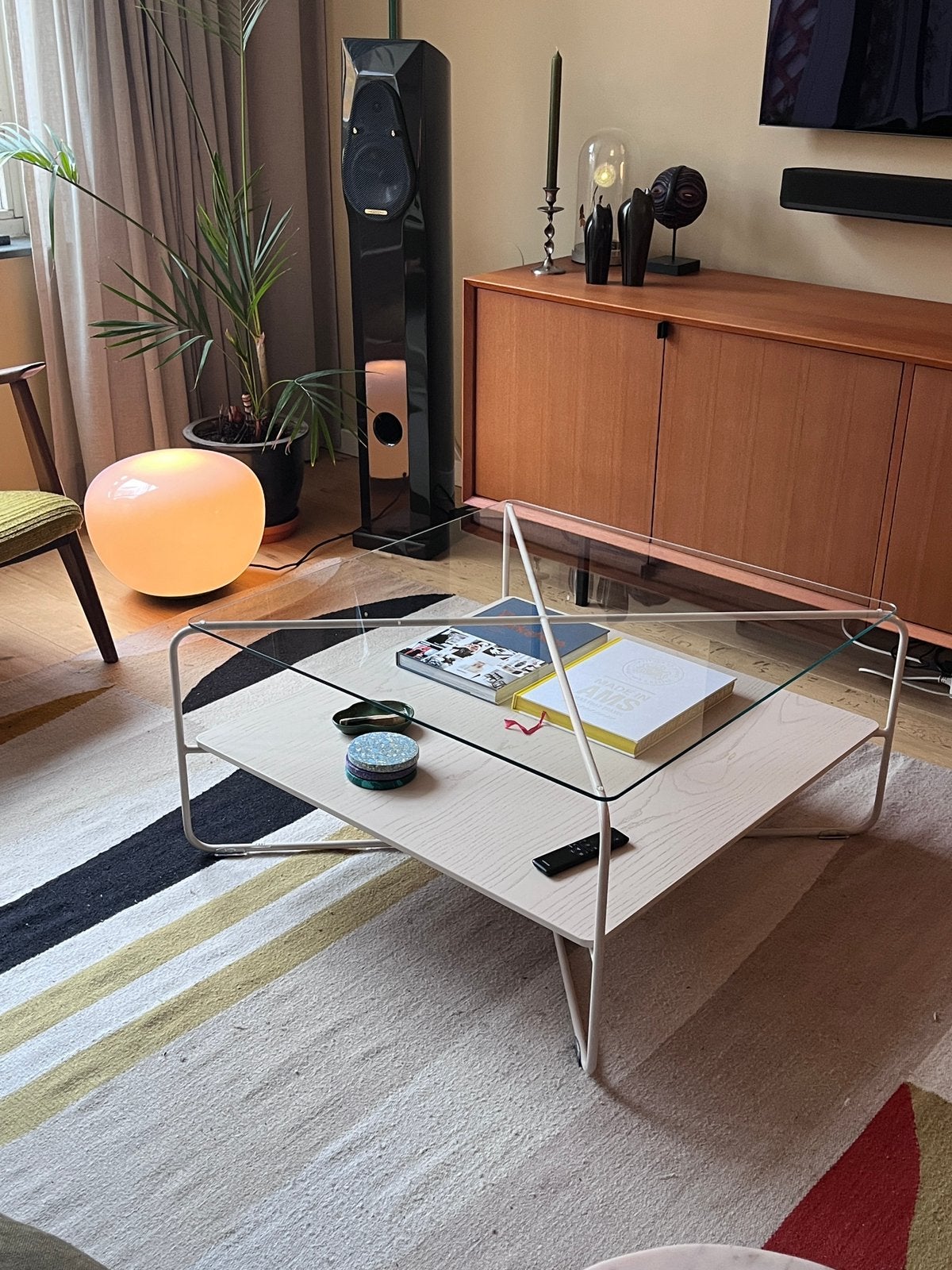 Fést Marabou coffee table / salontafel design, Ophalen, Gebruikt, 50 tot 100 cm, Vierkant