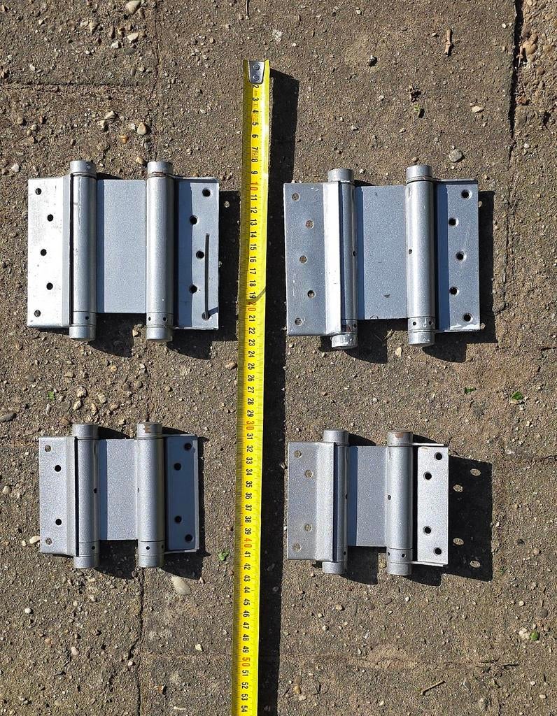 2 paar bommerscharnieren (dubbelwerkend) – groot & klein, Ophalen, 250 mm of meer