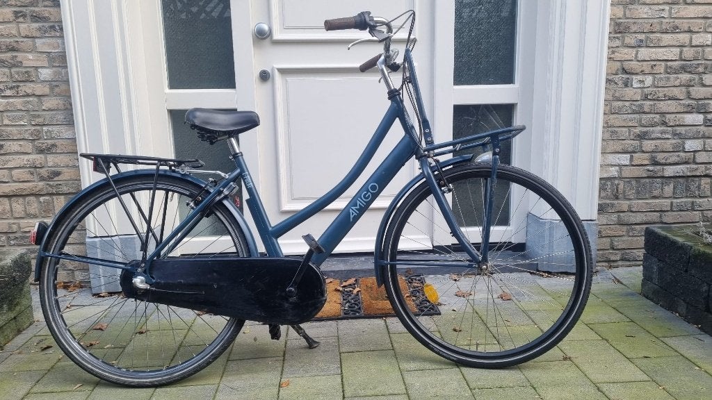 AMIGO Omafiets 3 Versnellingen Terugtraprem 28 inch, Fietsen en Brommers, Fietsen | Dames | Omafietsen, Ophalen, Terugtraprem