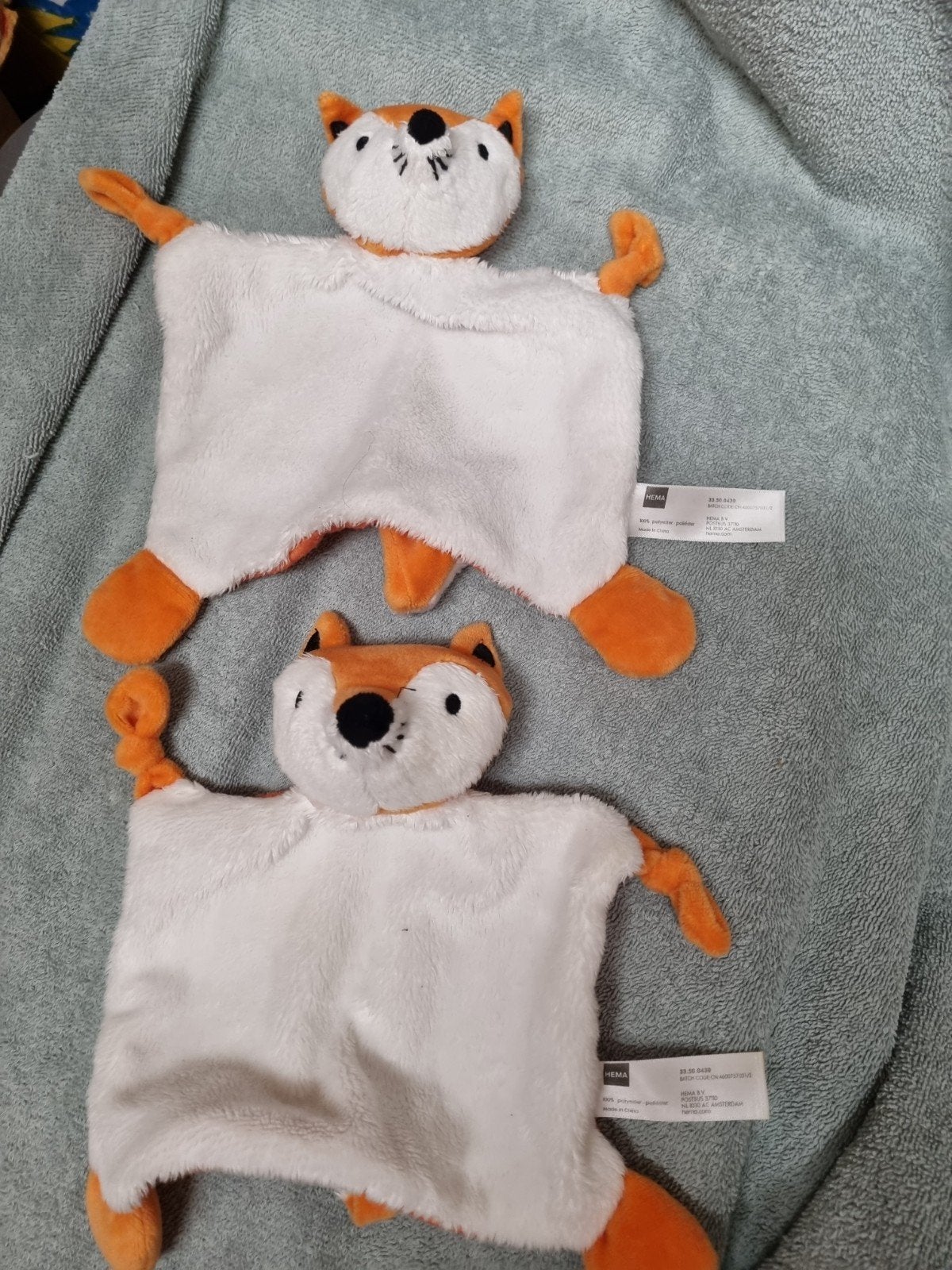Hema vos knuffel doekjes nr 46, Kinderen en Baby's, Speelgoed | Knuffels en Pluche, Ophalen of Verzenden, Zo goed als nieuw, Overige typen
