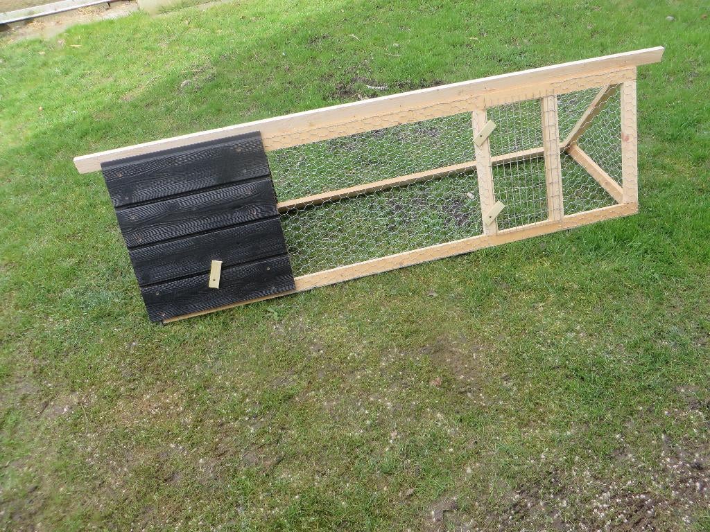 konijnenren nieuw met deurtje in hok en ren, Ophalen, 110 cm of meer, 60 tot 90 cm, Nieuw
