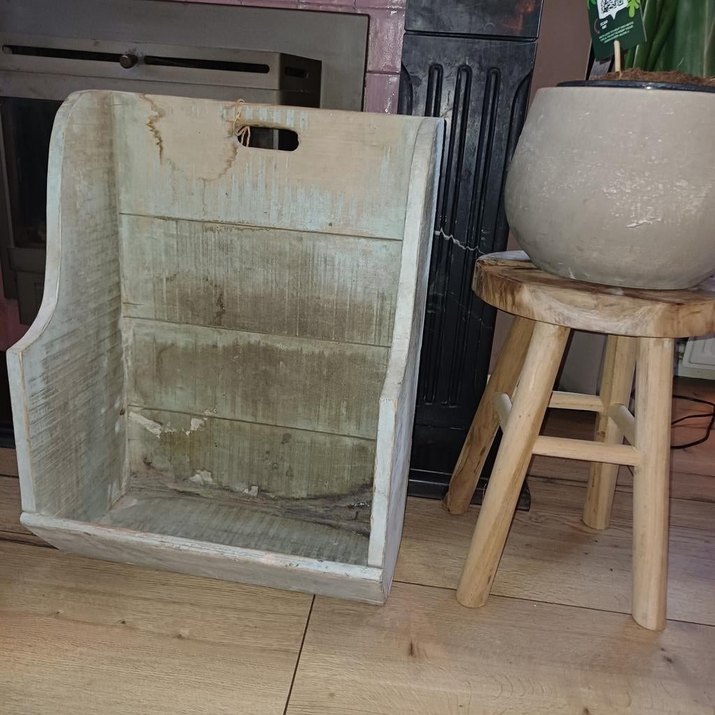 Klompenbak bak antieke gruttersbak brocante frans, Antiek en Kunst, Ophalen