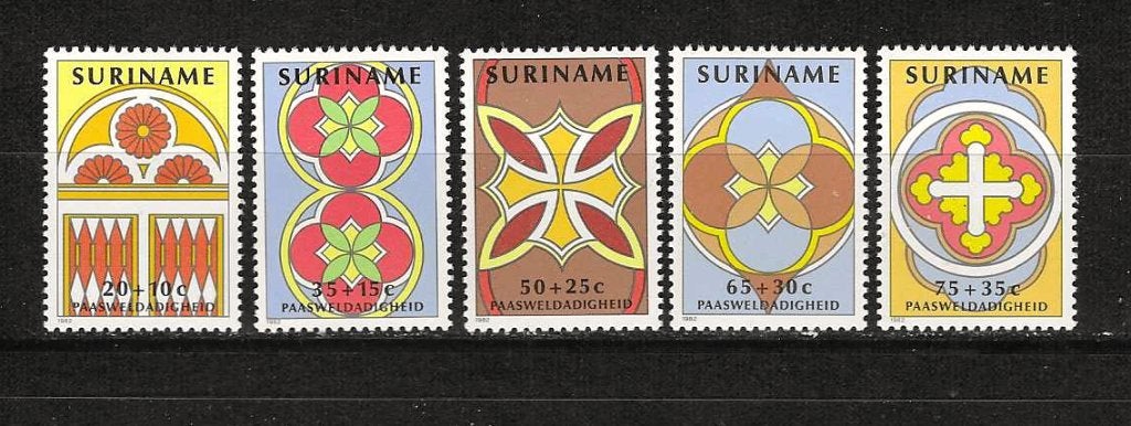 Suriname 291-295 postfris, Ophalen of Verzenden, Postfris
