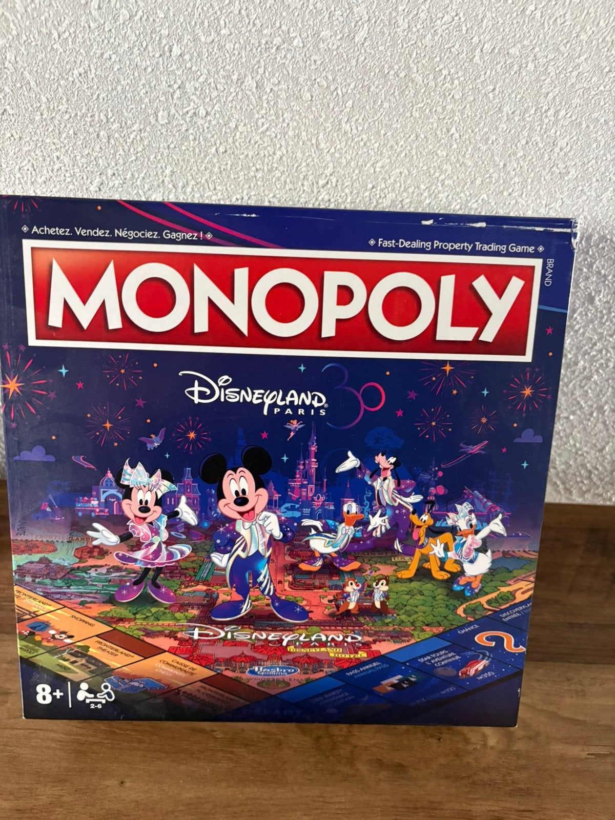 Disney parks 30 anniversary monopoly spel., Hobby en Vrije tijd, Ophalen of Verzenden, Zo goed als nieuw