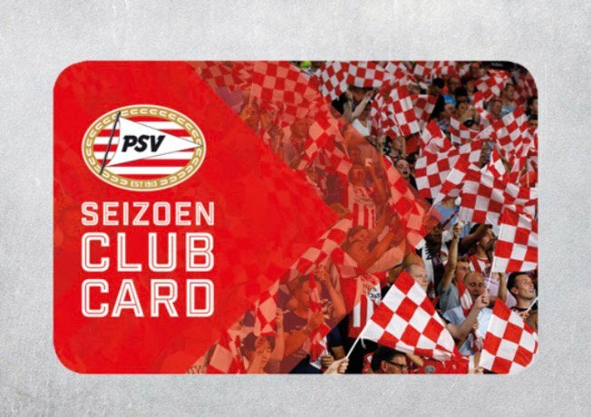 Seizoenskaart psv gezocht (sfeervakken), Seizoenskaart, Eén persoon, Augustus