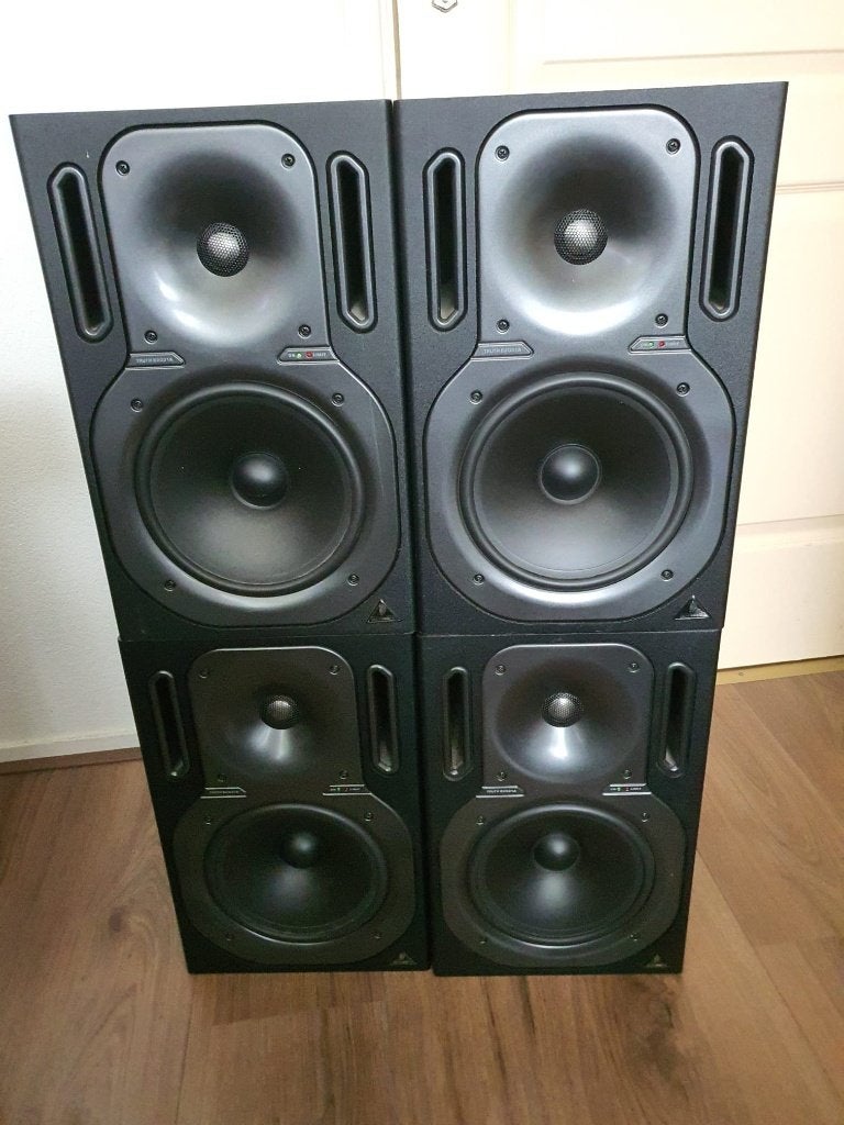 Behringer Actieve boxen TRUTH (4 stuks), Audio, Tv en Foto, Luidsprekers, Gebruikt, 120 watt of meer, Front, Rear of Stereo speakers