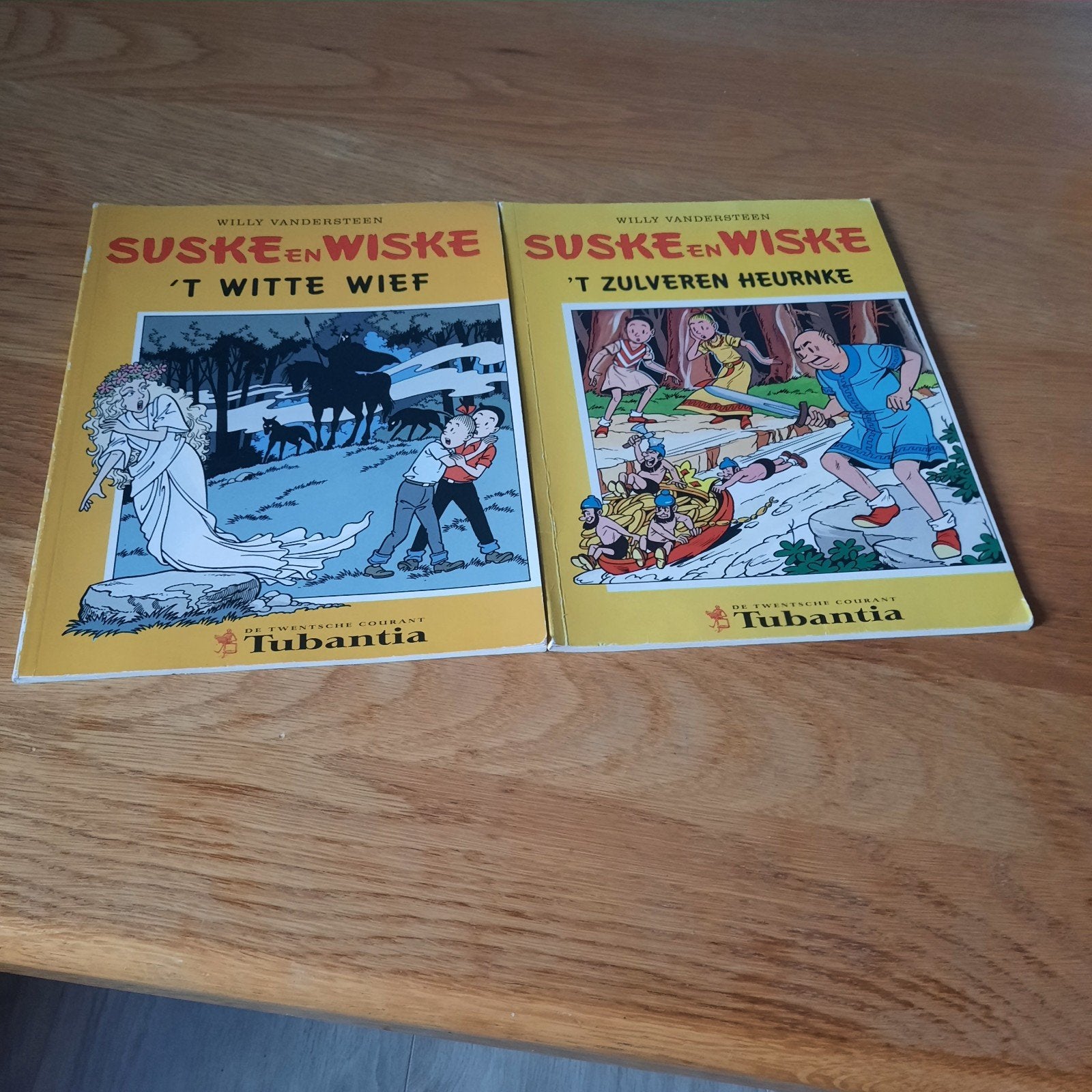 Suske en Wiske - 't Witte Wief & 't Zilveren Heurnke, Boeken, Meerdere stripboeken, Ophalen of Verzenden, Gelezen, Willy Vandersteen