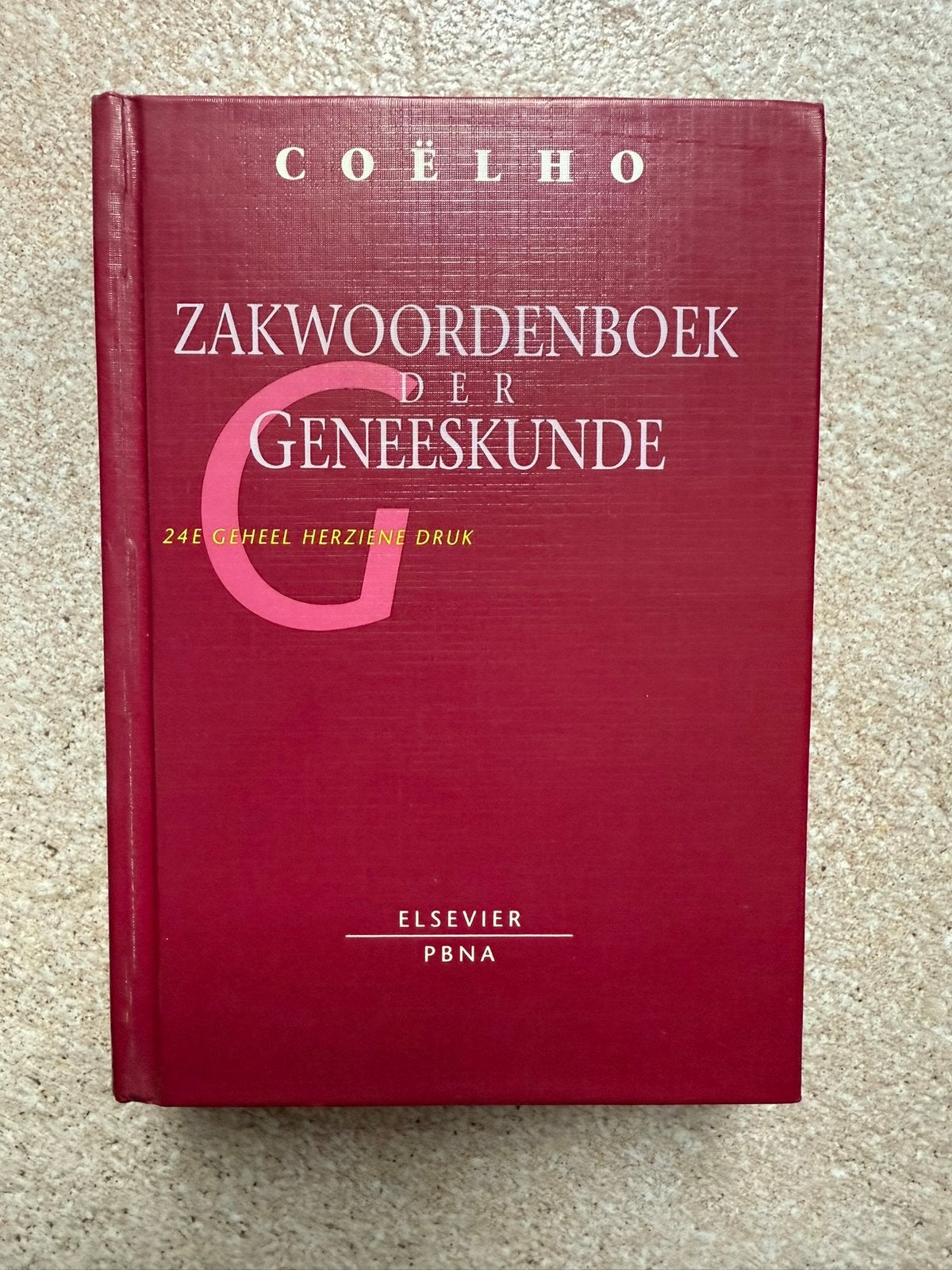 Coelho - Zakwoordenboek der Geneeskunde, in prima staat., Ophalen of Verzenden, Beta, Zo goed als nieuw, WO