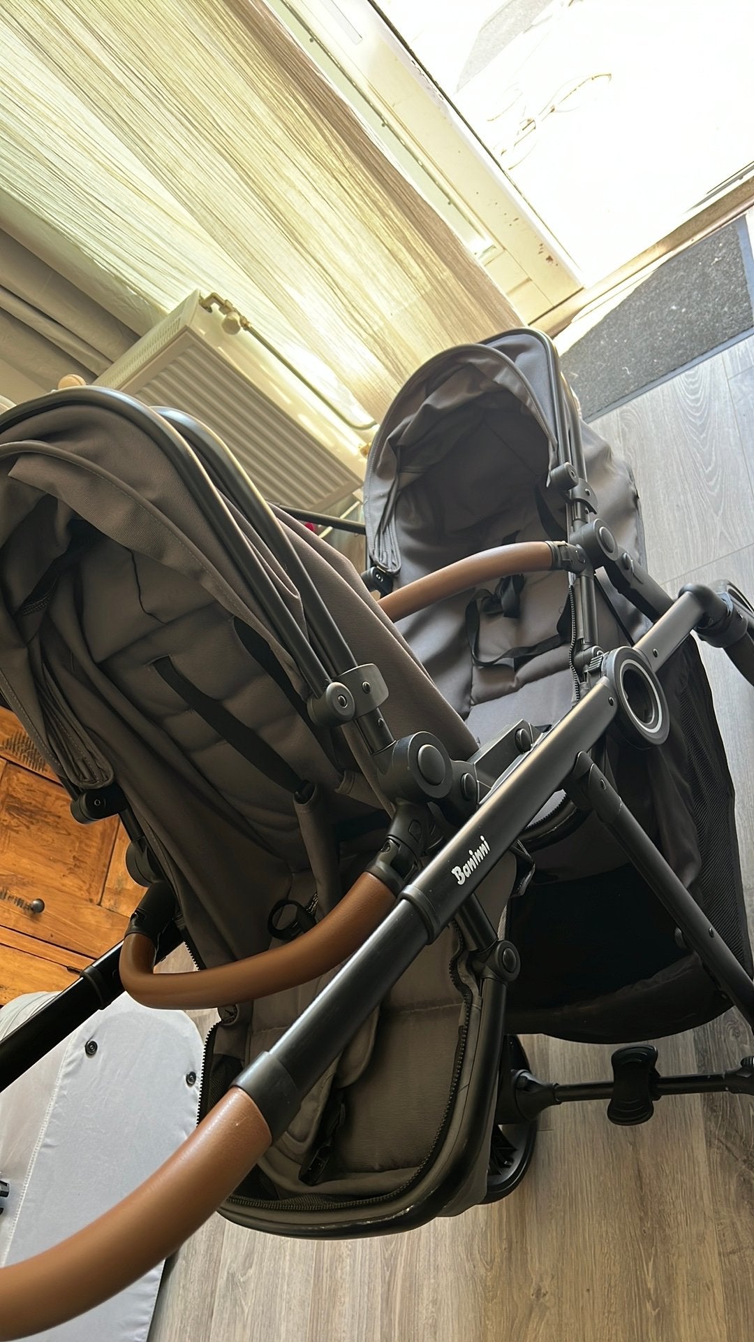 Luiz duo kinderwagen bijna helemaal nieuw, Ophalen, Zo goed als nieuw, Verstelbare rugleuning