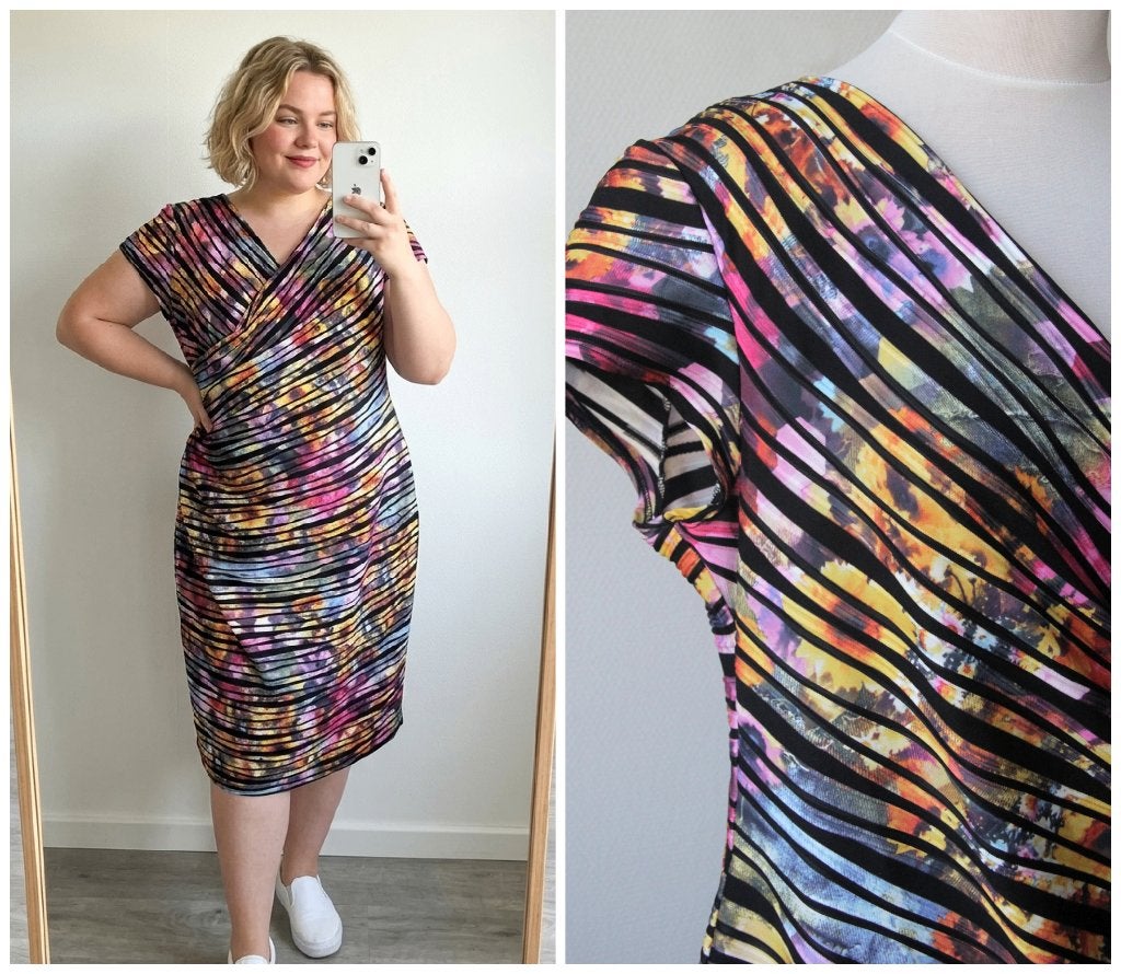 Joseph Ribkoff - NIEUW / prachtige jurk kleurrijk - maat 48, Kleding | Dames, Jurken, Maat 46/48 (XL) of groter, Joseph Ribkoff