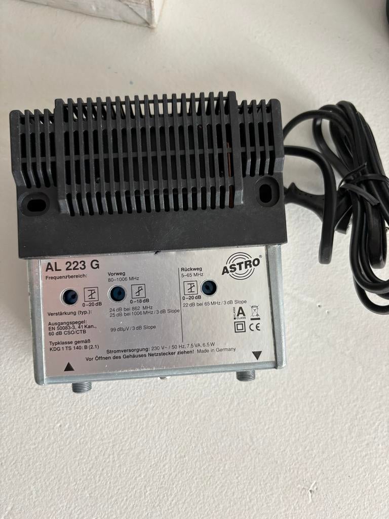 Nieuwe Antenne Versterker CAI - ASTRO Strobel, Ophalen of Verzenden, Nieuw, Overige kabels