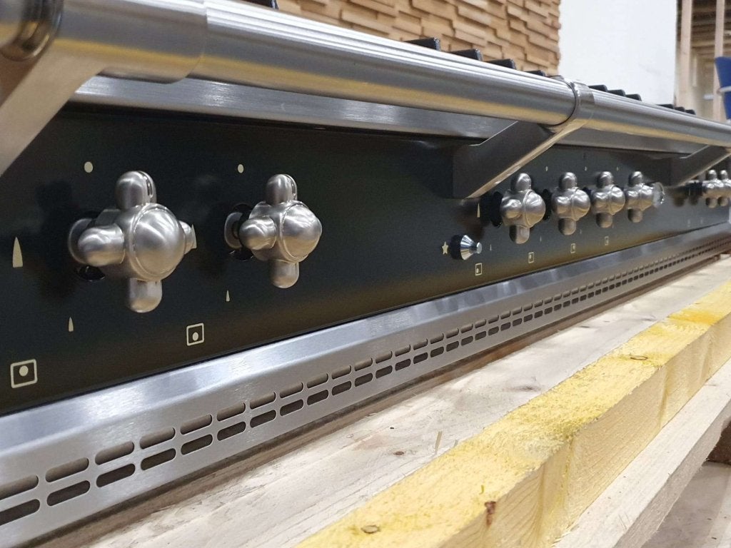 Lacanche 150 cm Rangetop inbouw/opbouw kookplaat zwart + rvs, Niet ingevuld, Niet ingevuld, Ophalen of Verzenden, Zo goed als nieuw