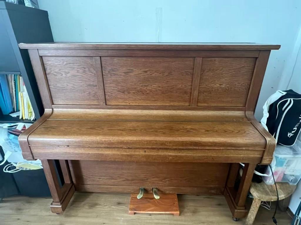 Prachtige Antieke Rud. Ibach Sohn Piano (1929), Ophalen, Gebruikt, Overige kleuren, Piano