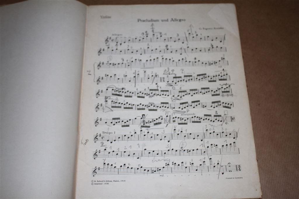 Klassische Manuskripte für Violine & Klavier., Ophalen of Verzenden, Nieuw, Artiest of Componist, Klassiek