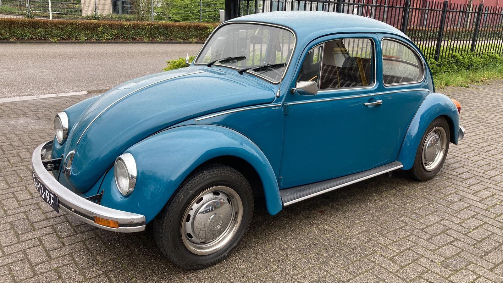 Volkswagen kever 1200 1.2 1971 Blauw origineel Nederlands, Auto's, Volkswagen, Stof, Zwart, Blauw, Origineel Nederlands
