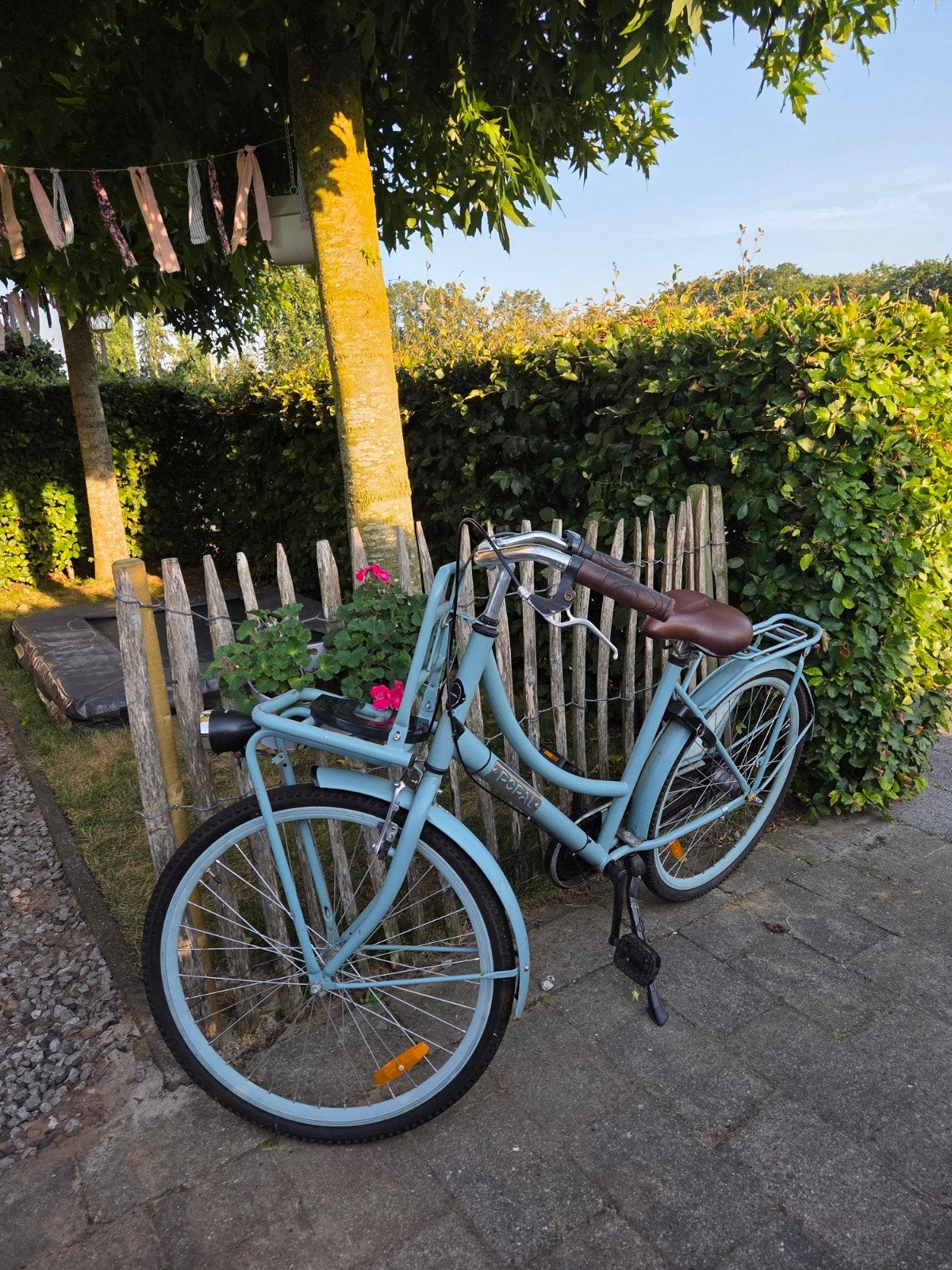 Popal fiets lichtblauw - opknapper, Fietsen en Brommers, Fietsen | Meisjes, Ophalen, Gebruikt, Overige merken