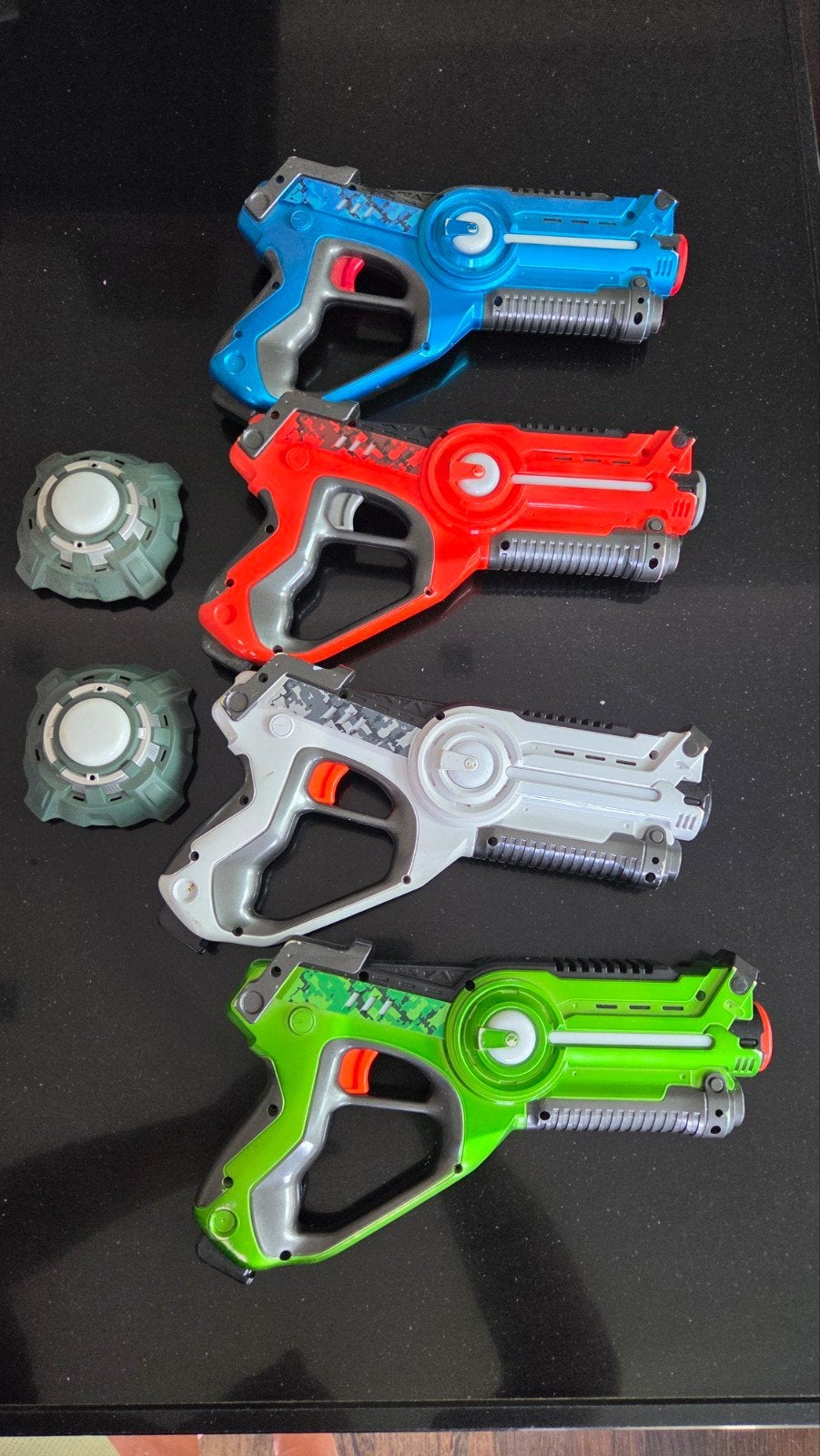 Light Battle Lasergame Set - 4 Laserguns en 2 Targets, Ophalen of Verzenden, Gebruikt, Jongen of Meisje