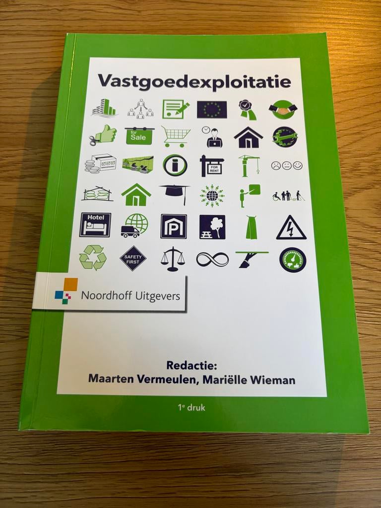 Vastgoedexploitatie - Maarten Vermeulen, Mariëlle Wieman, Boeken, Studieboeken en Cursussen, Zo goed als nieuw, HBO, Gamma, Ophalen of Verzenden