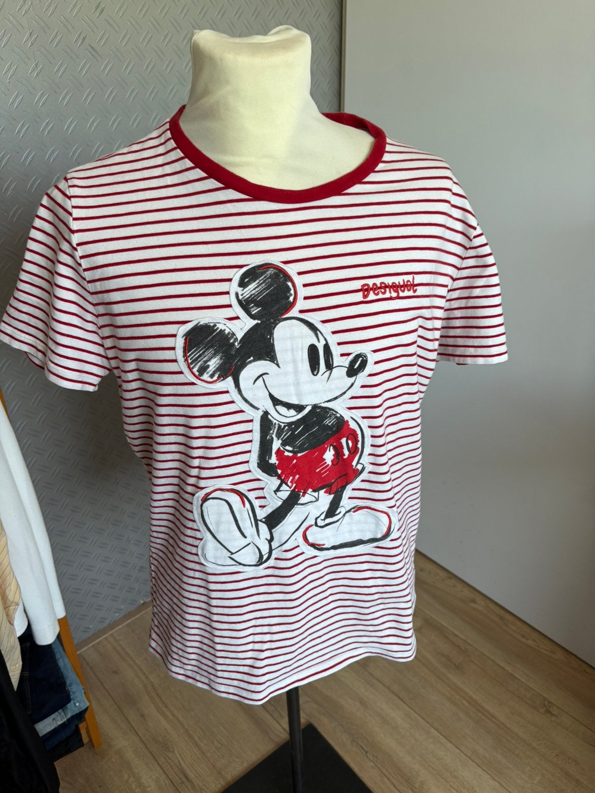 Desigual tshirt micky mouse xxl, Zwart, Maat 46/48 (XL) of groter, Ophalen of Verzenden, Zo goed als nieuw