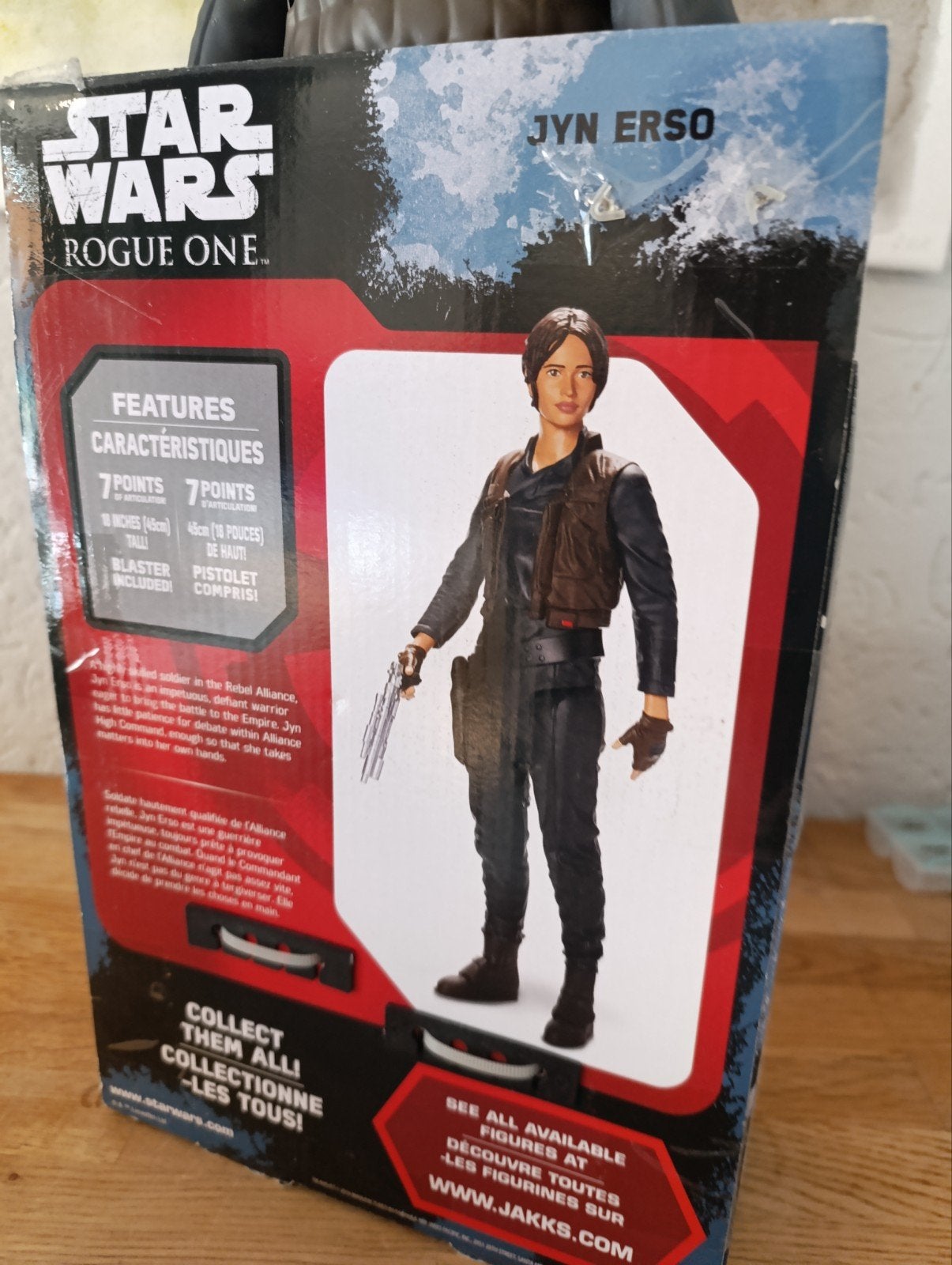 Grote Star Wars Jyn Erso actiefiguur - Rogue One, Verzamelen, Star Wars, Ophalen of Verzenden, Zo goed als nieuw, Actiefiguurtje