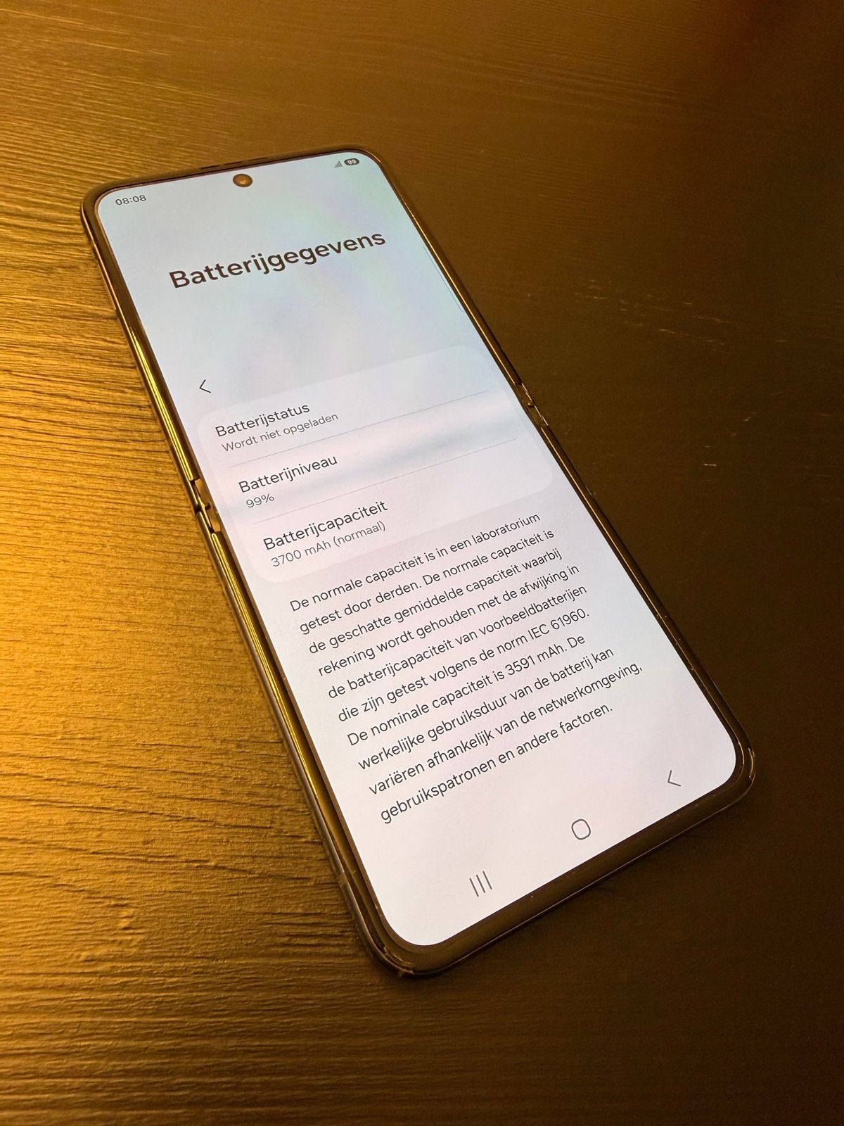 Samsung Z Flip5 512GB - 99% batterijconditie