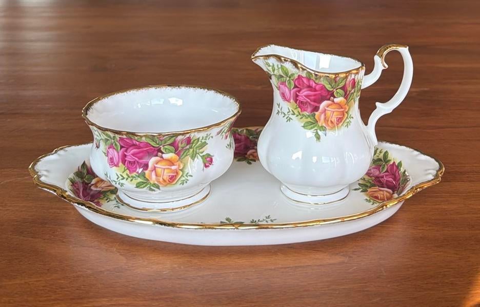 Royal Albert Old Country Roses roomstel, Overige typen, Ophalen of Verzenden, Zo goed als nieuw, Overige stijlen