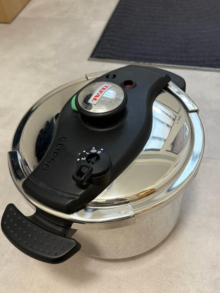 Tefal Clipso Snelkookpan - RVS, Zo goed als nieuw, Kookpan of Snelkookpan, Inductieplaat, Ophalen of Verzenden, Zo goed als nieuw