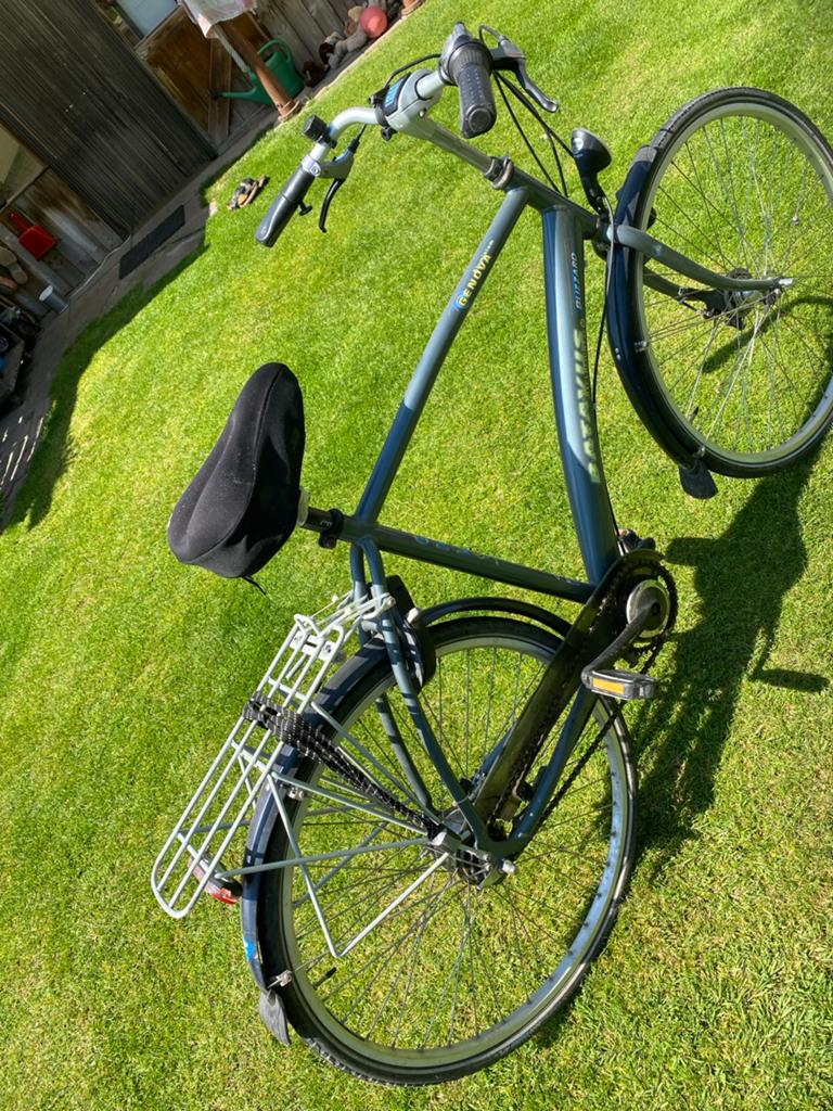 Batavus Genova herenfiets -, Fietsen en Brommers, Gebruikt, Velgrem, Versnellingen, Batavus