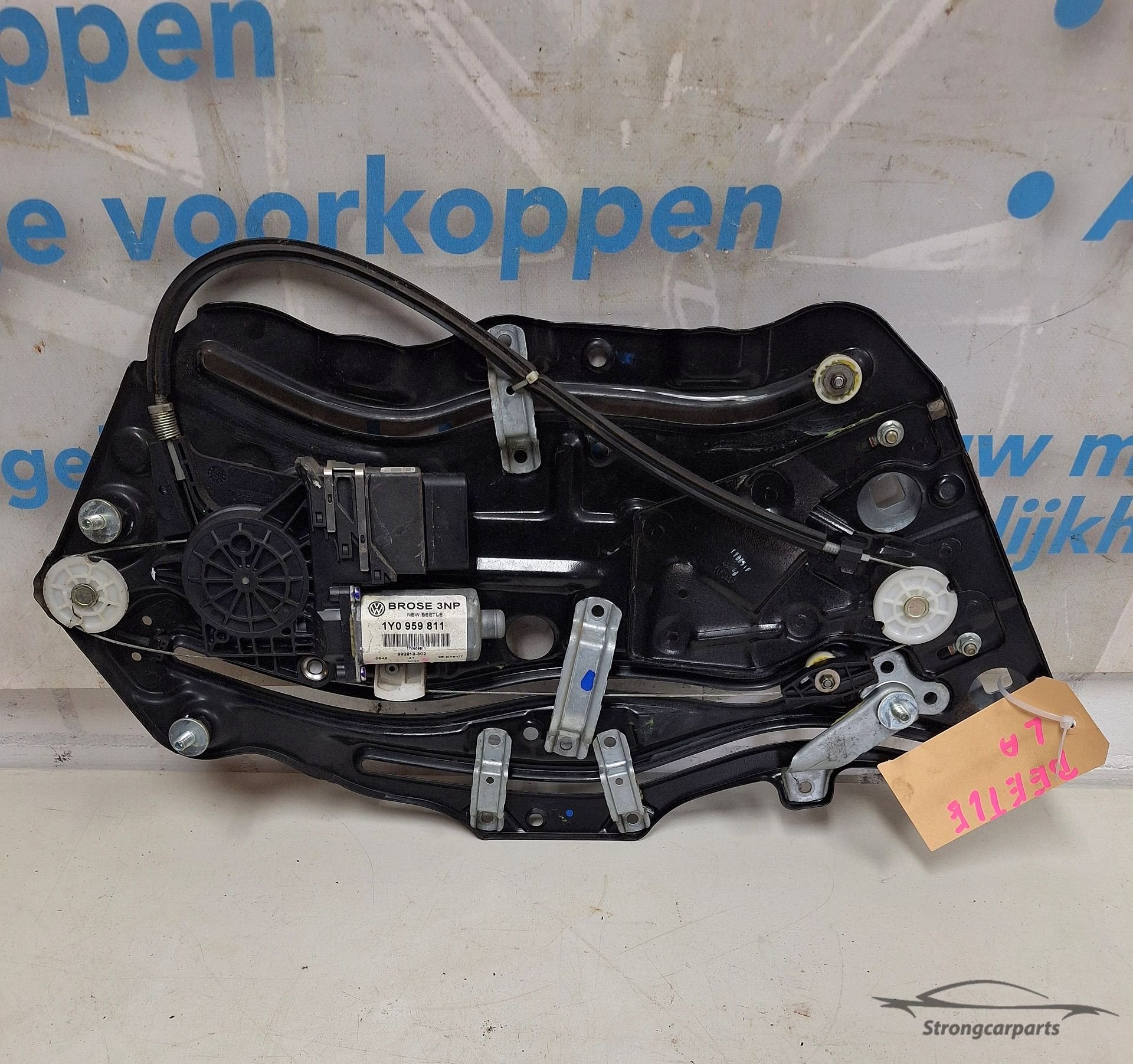 Raammechanisme VW New Beetle Cabrio 1Y0959811 links achter, Auto-onderdelen, Gebruikt, -, Volkswagen, -