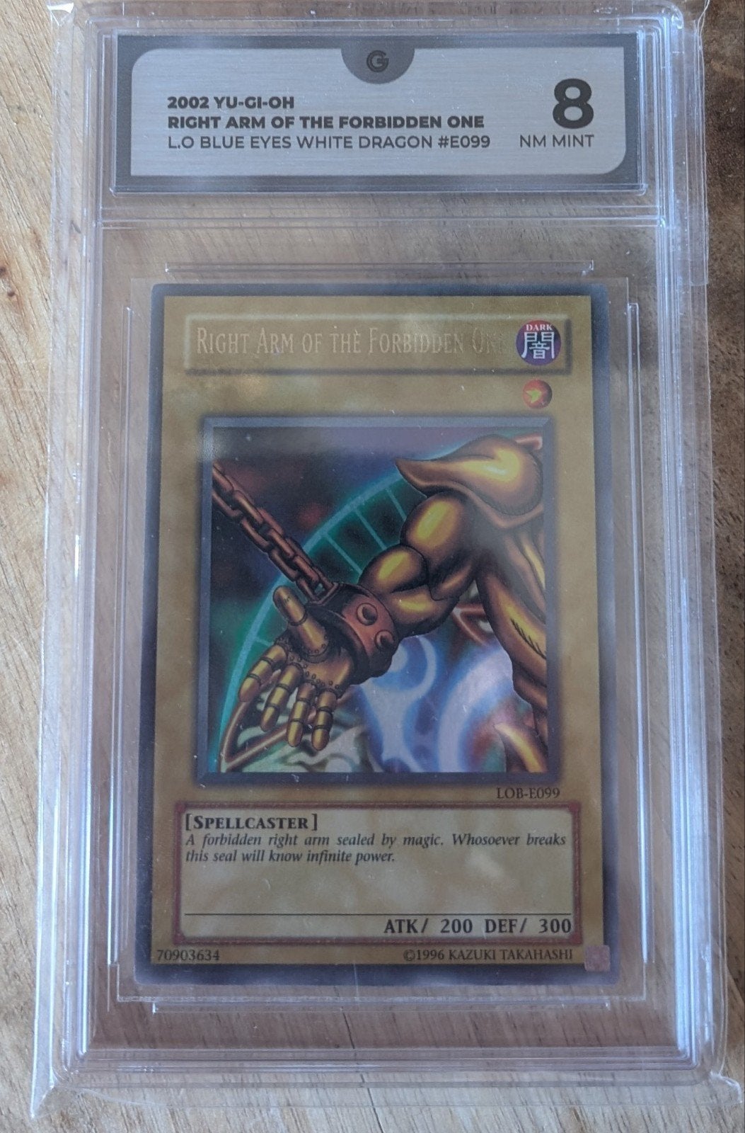 Graded Right arm of the forbidden one, Ophalen of Verzenden, Zo goed als nieuw