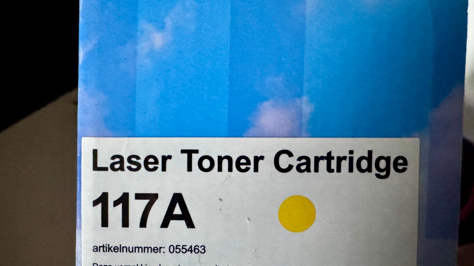 Nieuwe, ongeopende gele toner voor laserprinter, Ophalen of Verzenden, Nieuw, Toner