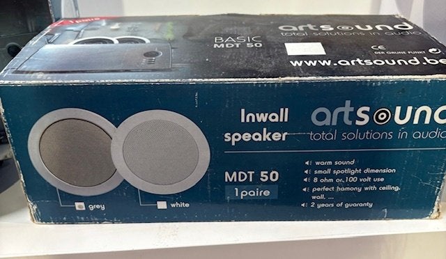 inbouwspeaker mDT50 Art sound, Ophalen of Verzenden, Nieuw, Minder dan 60 watt, Overige merken