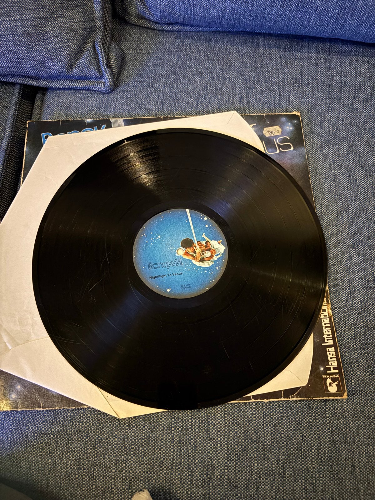Boney M. - Nightflight to Venus LP (1978), Ophalen, 1970 - 1979, Gebruikt, 12 inch