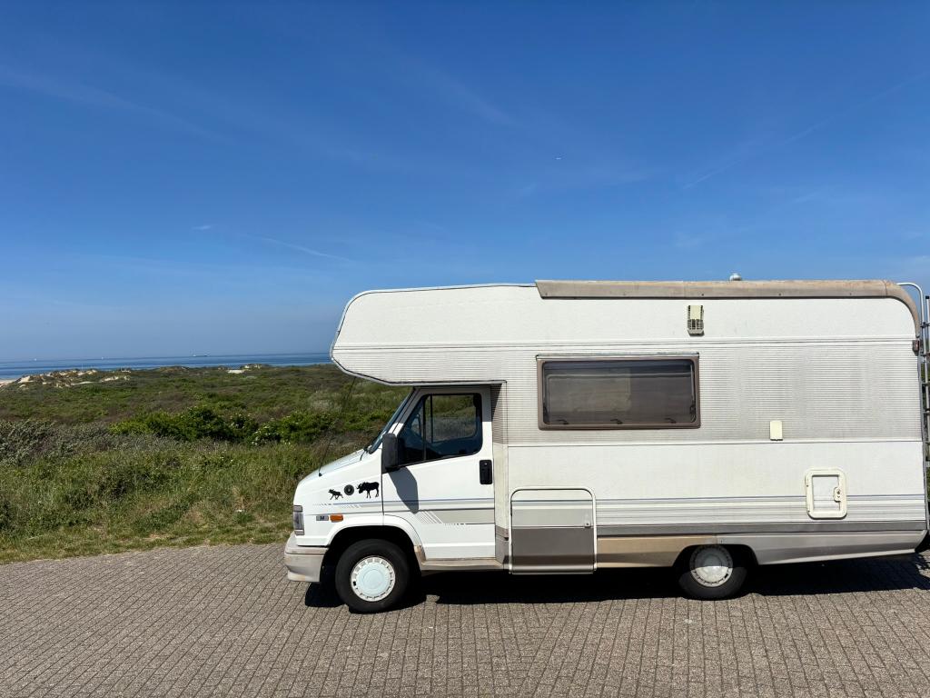 Camper Fiat Ducato 1.9 Turbo Diesel - Net grote beurt gehad, Auto's, Fiat, Particulier, Ducato, Achteruitrijcamera, Airconditioning