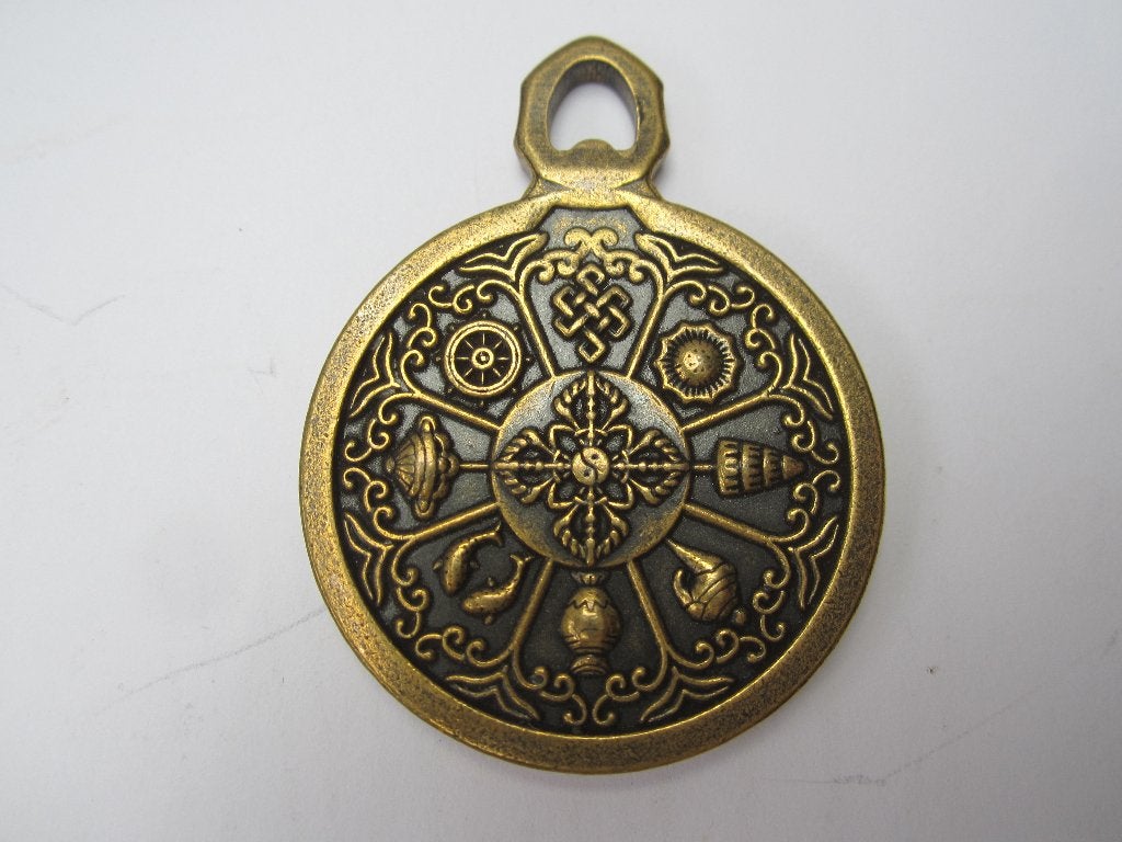 Bronze - Amulet - 1900 - Tibet., China, Ophalen of Verzenden, Overige typen