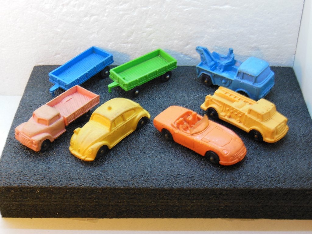 TOMTE 7 x gebruikte   models -  1965/75 - 1:50, Ophalen of Verzenden, Gebruikt, Overige merken