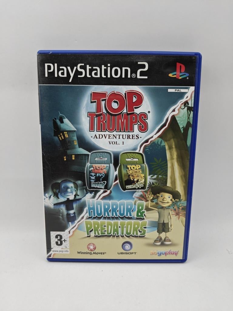 Top Trumps Adventures Vol. 1: Horror & Predators PS2, Spelcomputers en Games, Ubisoft, Gebruikt, Overige genres, 1 speler