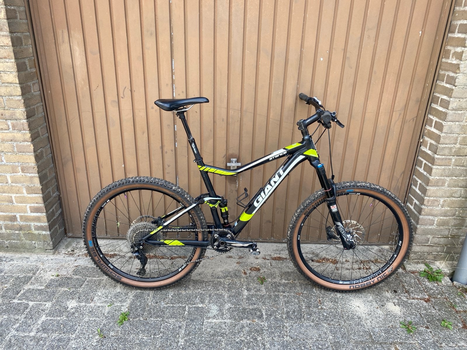 Giant Stance MTB - Full Suspension Mountainbike, Gebruikt, 49 tot 53 cm, Schijfrem, Heren