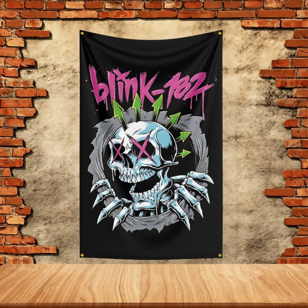 Grote vlaggen Blink 182 (150x90cm), Ophalen of Verzenden, Nieuw