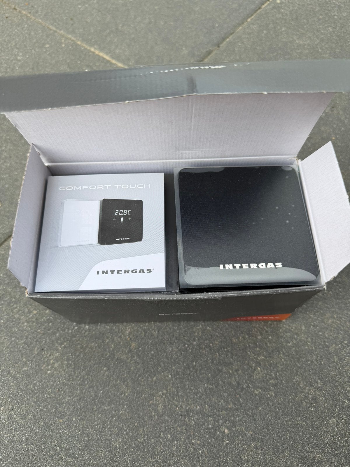 Nieuwe Intergas Comfort Touch thermostaat + gateway Compleet, Ophalen, Slimme thermostaat, Zo goed als nieuw