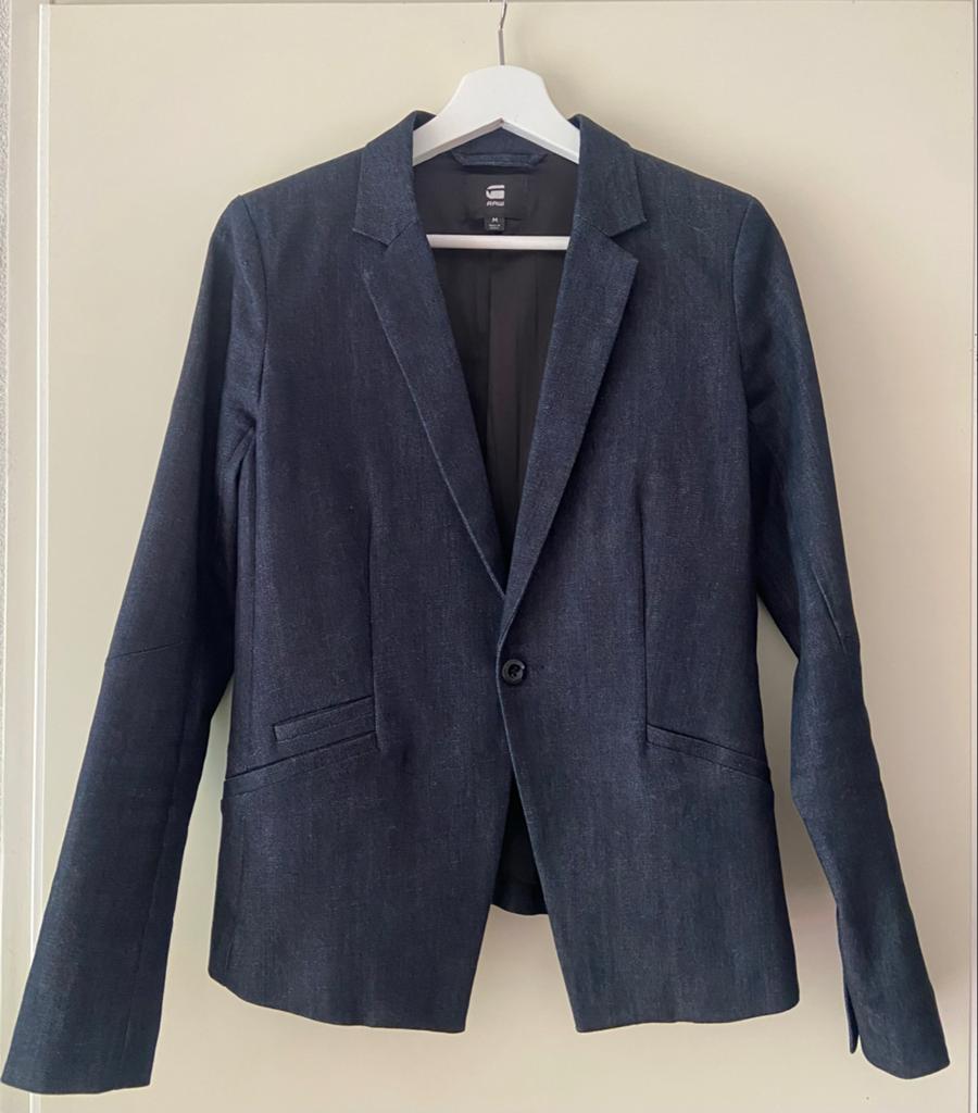 G-Star RAW spijkerblazer - Maat M, Maat 38/40 (M), Blauw, Ophalen of Verzenden, Zo goed als nieuw
