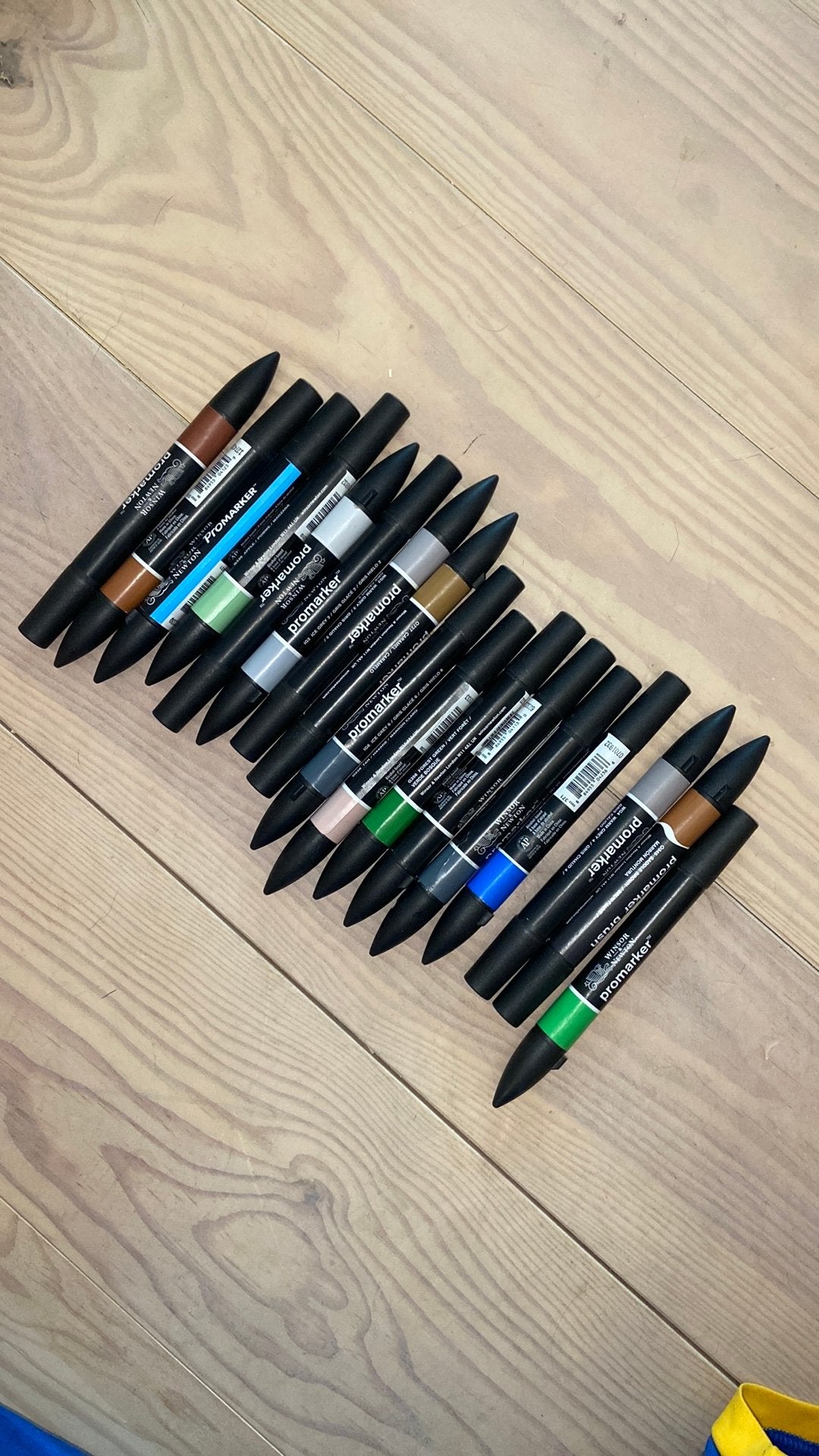 17 Promarkers winsor en newton, Ophalen of Verzenden, Zo goed als nieuw, Overige typen