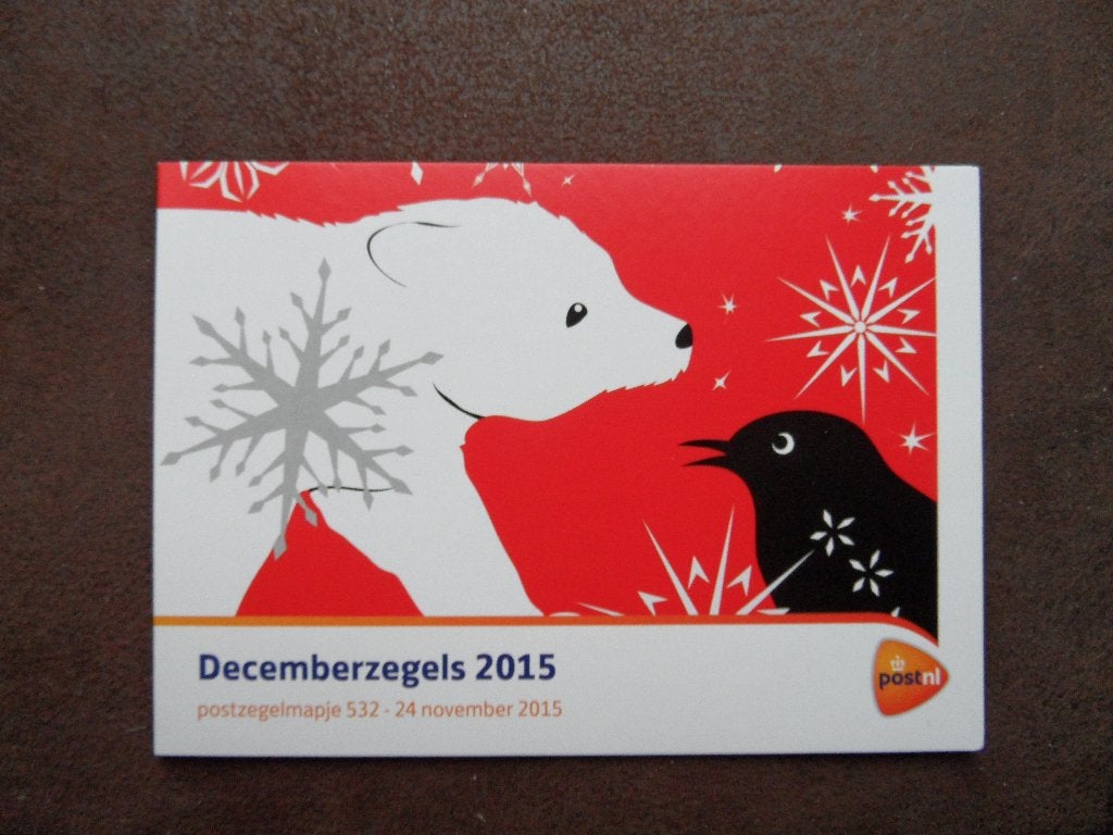 Postzegelmapje 532 - Decemberzegels 2015, Postzegels en Munten, Ophalen of Verzenden, Postfris