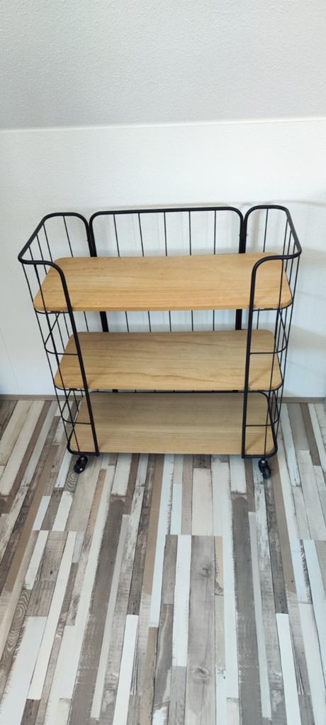 Bakkersrek met 3 houten planken, Ophalen, Gebruikt
