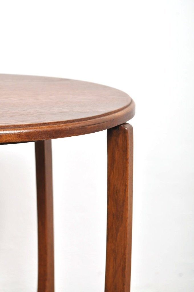 Art deco eiken side table bijzettafel tafel jaren 20, Huis en Inrichting, Tafels | Sidetables, Gebruikt, Minder dan 50 cm, Ophalen of Verzenden