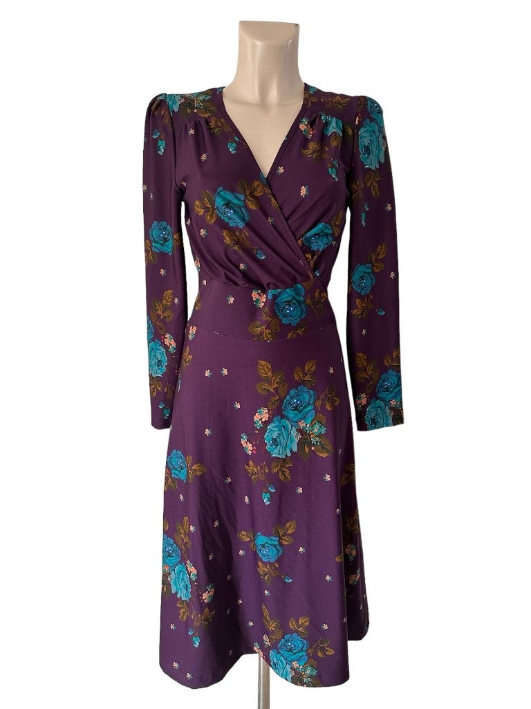 Tante Betsy jurk S, Zo goed als nieuw, Knielengte, Verzenden, Blauw