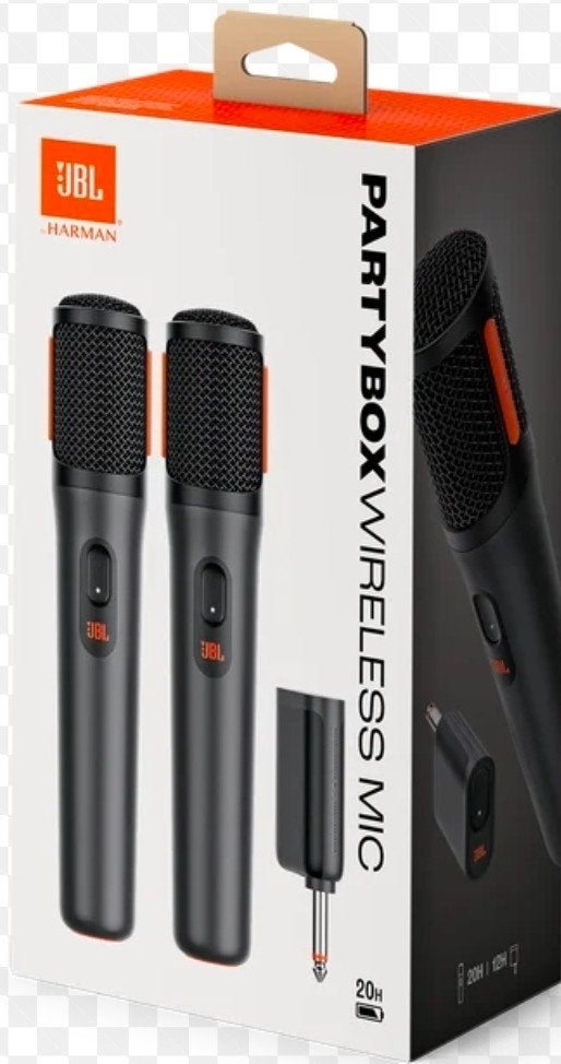 JBL PartyBox Draadloze Microfoons (Set van 2), Muziek en Instrumenten, Microfoons, Ophalen of Verzenden, Nieuw, Zangmicrofoon