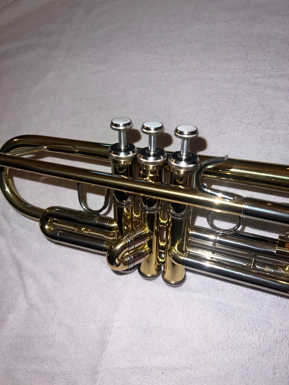 Bach TR501 Trompet met koffer en mondstuk, Ophalen of Verzenden, Zo goed als nieuw, Bes-trompet, Met koffer