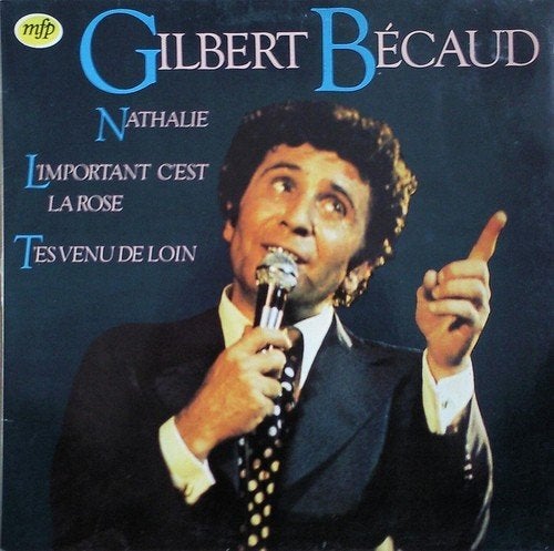 LP 2x Gilbert Bécaud  1980 + 1971 met oa Nathalie, Ophalen of Verzenden, Pop, LP